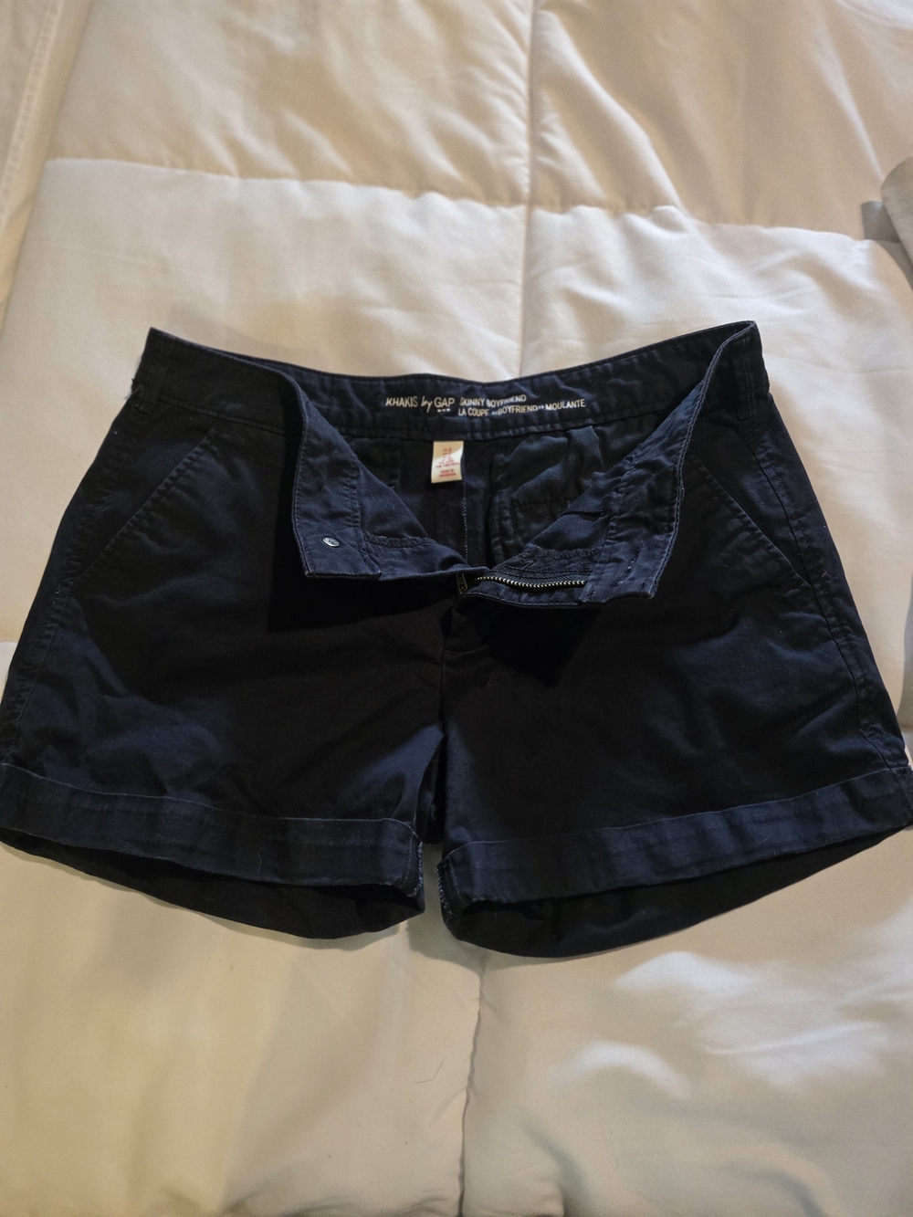 GAP Women's Navy Cotton Shorts